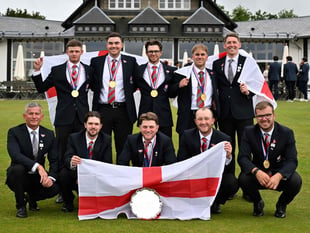 Tiverton golfer helps England beat France