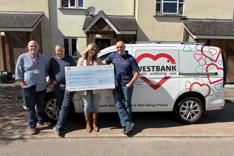 Himalayan Trek Community Fundraiser Cheque Presentation, April 2026.