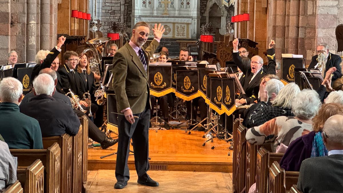 Town Band and Choir provided a musical feast