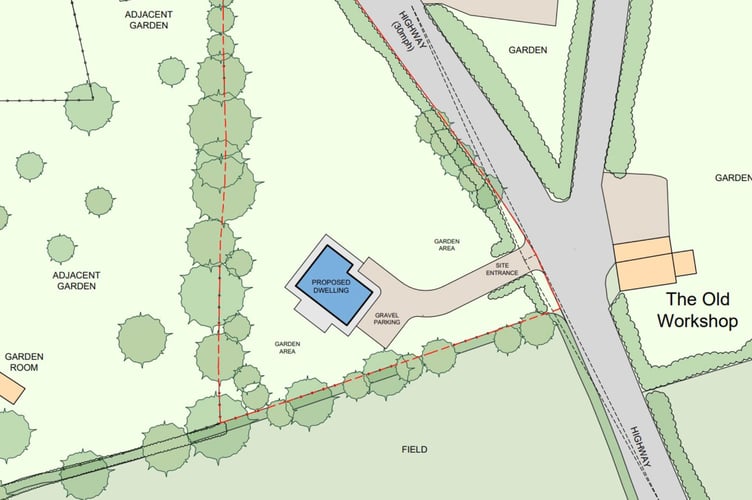 Plans for the new home at Frost