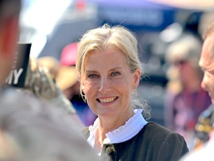 Duchess brings sunshine and smiles to show