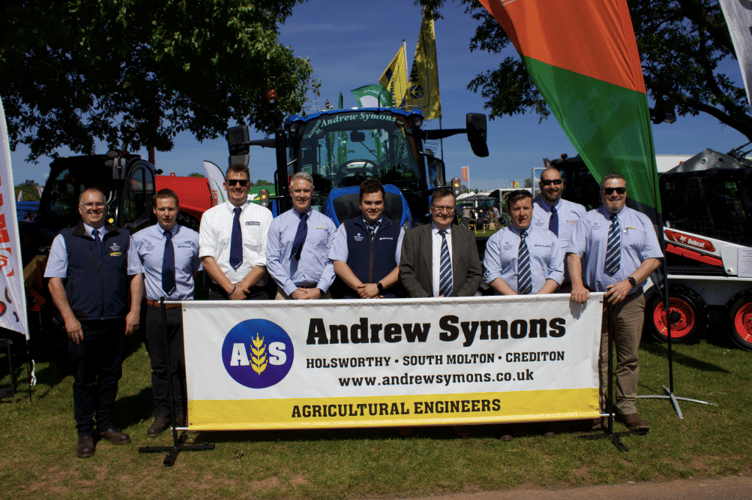 Andrew Symons Agricultural Engineers staff at the show