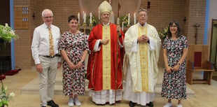 New Roman Catholic Bishop visits Crediton

