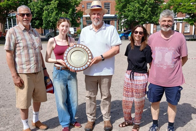 Council team win twinning boules tournament