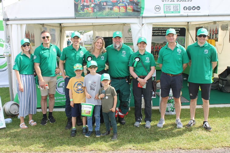 Basics Devon, Emergency Medical Volunteers, was the 2026 Devon County Show charity of the year. AQ 1450