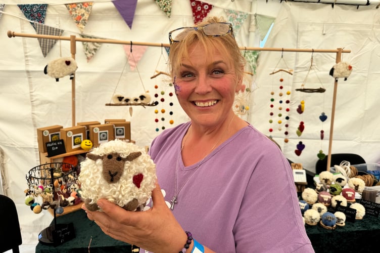 Bugford Bounty Crafts had a stall at MorFest.