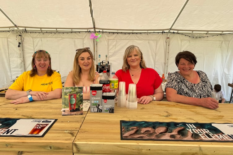 The London Inn team ran the bar at MorFest.