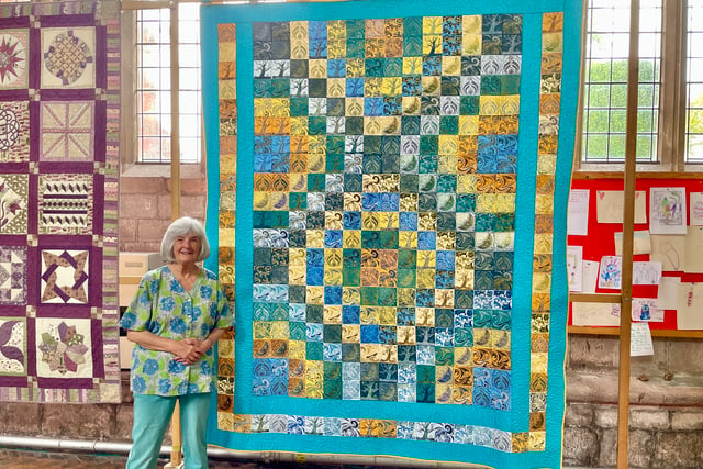 Quilt exhibition draws crowds to parish church