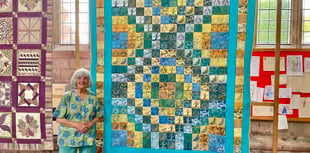 Quilt exhibition draws crowds to parish church