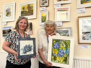 Art group enjoys watercolour demonstration