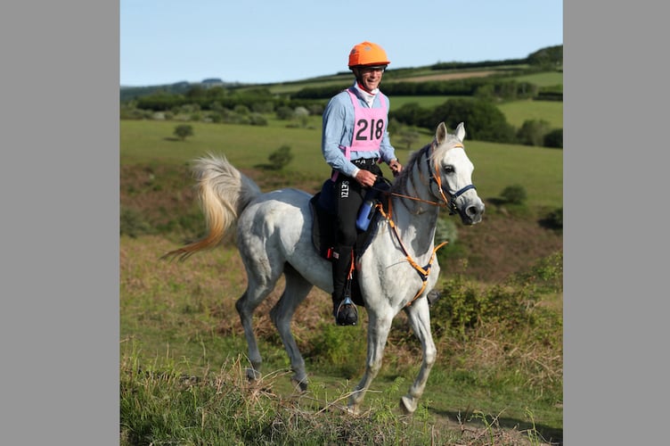 Julian Johansen and his Arab gelding CF Samuel won the two-day 80km class at the Golden Horseshoe Ride.
