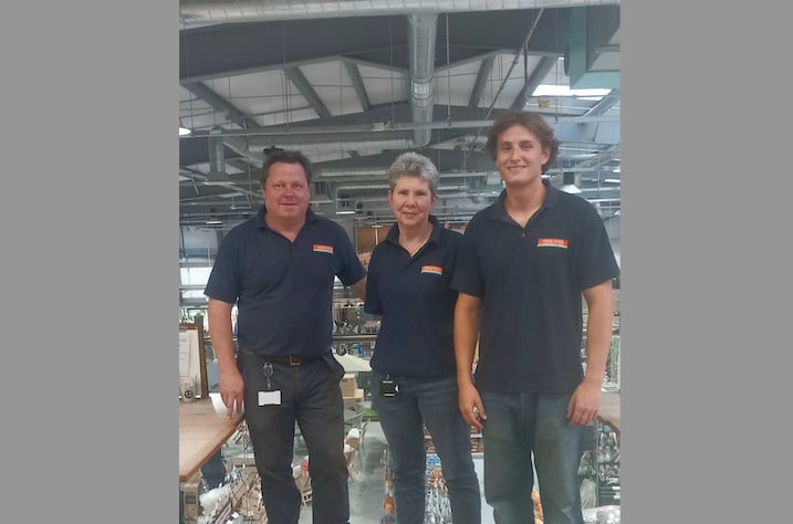 Mole Avon staff Dave Horton, Alison Stoyle and Louis Delling.
