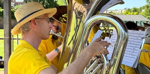 Town Band played for Shared Worship Service
