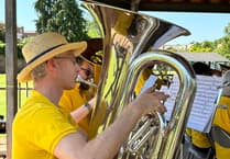 Town Band played for Shared Worship Service