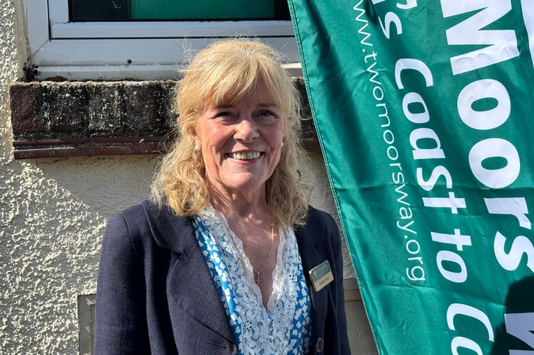 County Councillor Andrea Davis, chair of Exmoor National Park, attended the celebration. AQ 2102