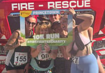 Princetown firefighters' charity race beats the heat