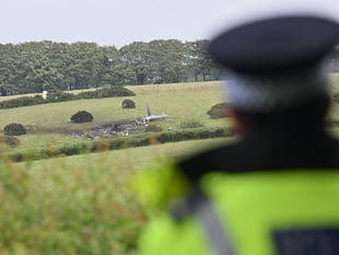 Three dead in Royal Navy helicopter crash near Okehampton