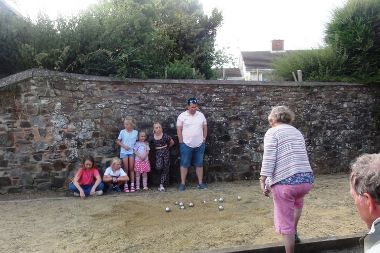 Playing boules at a previous Zeal event.