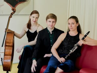 Delphine Trio - clarinet, cello and piano - to play in Crediton
