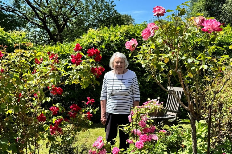 Joy Carrington opened her impressive garden at Crickett, Morchard Bishop.  AQ 2278

