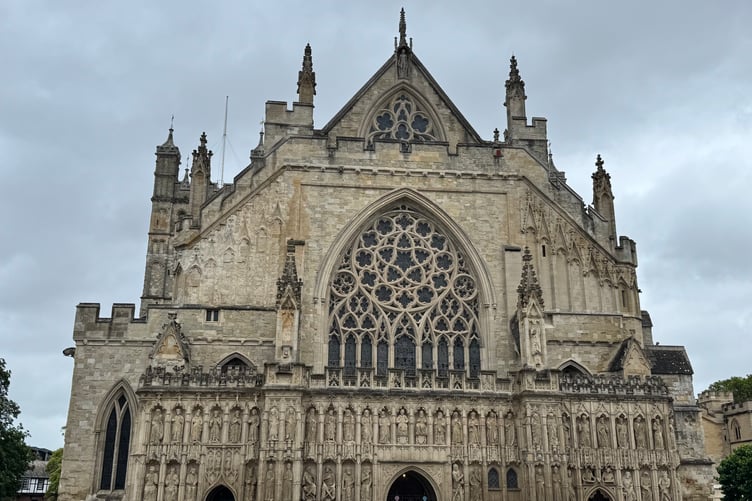 Exeter Cathedral. AQ 2773