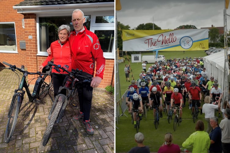 Julia and Colin Thould and the start of the Nello last year.