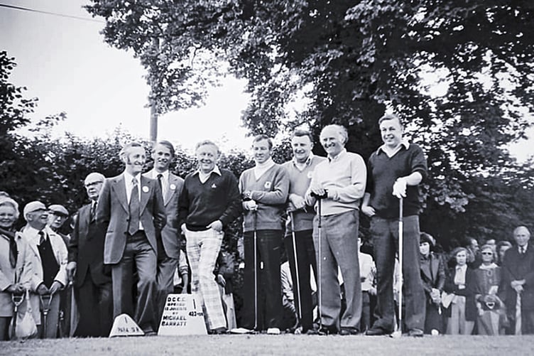 The opening of Downes Golf Course on June 13, 1976.
