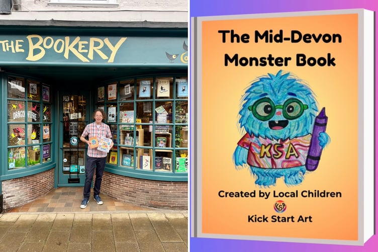 The Mid Devon Monster Book, right, is available from The Bookery.