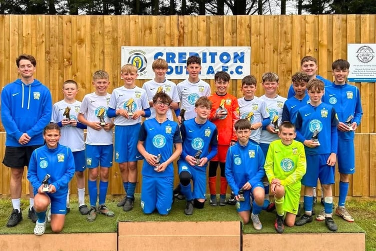 Braunton U13s won the Crediton tournament for an amazing sixth year in succession