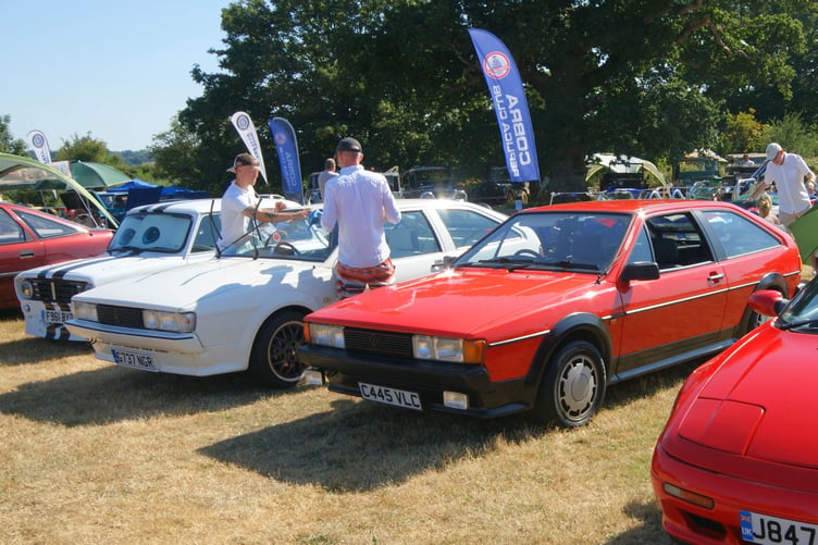 Dan and Yoshi Hedger of Crediton will be displaying their Volkswagen Sciroccos