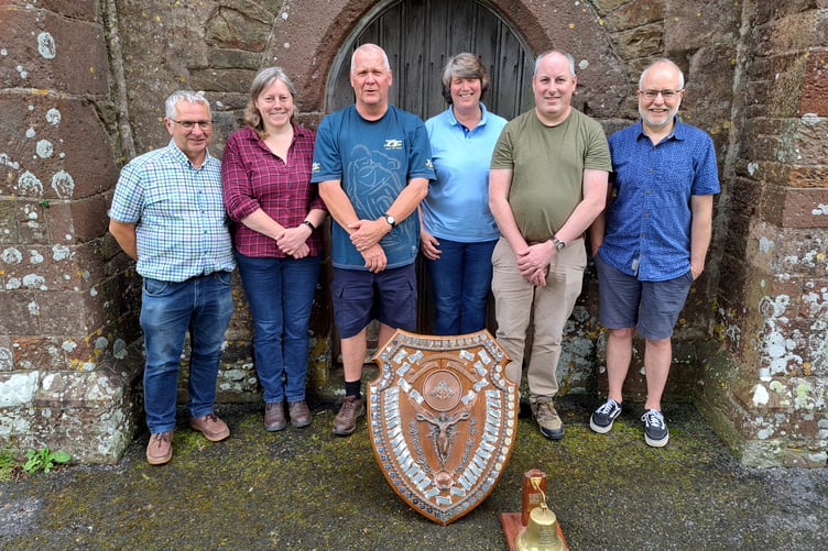 The Down St Mary Church Bellringers have been judged the best 6-bell ringers in Devon for 3rd consecutive year.