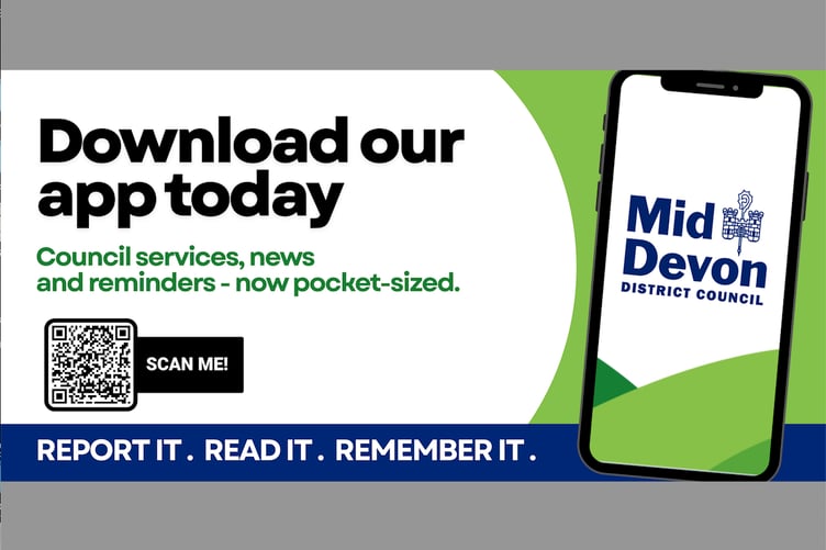 Mid Devon District Council has launched an app to make accessing services easier.