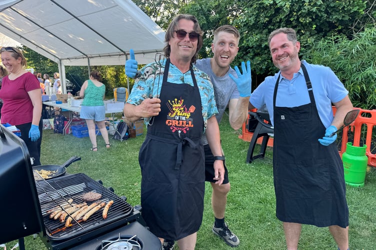 Members of the catering crew at Hayward’s School Summer Fete. AQ 3925