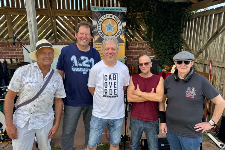 The band Better Luck Next Time went down a storm at Hayward’s School Summer Fete. AQ 3927