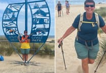 Corinne completes SW Coast Path walk