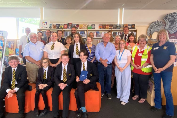The first community panel meeting took place at the Barnfield campus library
