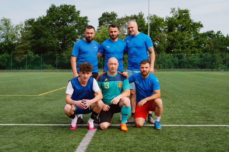 The Romanian team were winners of the Kick Racism Out of Football tournament.