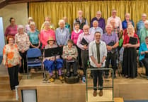 Fond farewell at Mid Devon Good Afternoon Choir Summer Concert