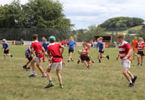 200 children took part in tag rugby festival