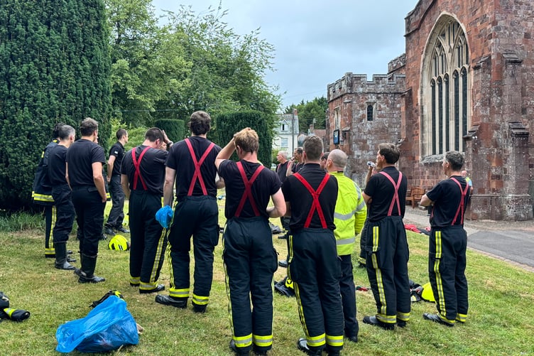 A detailed debrief was held following the exercise. AQ 4570