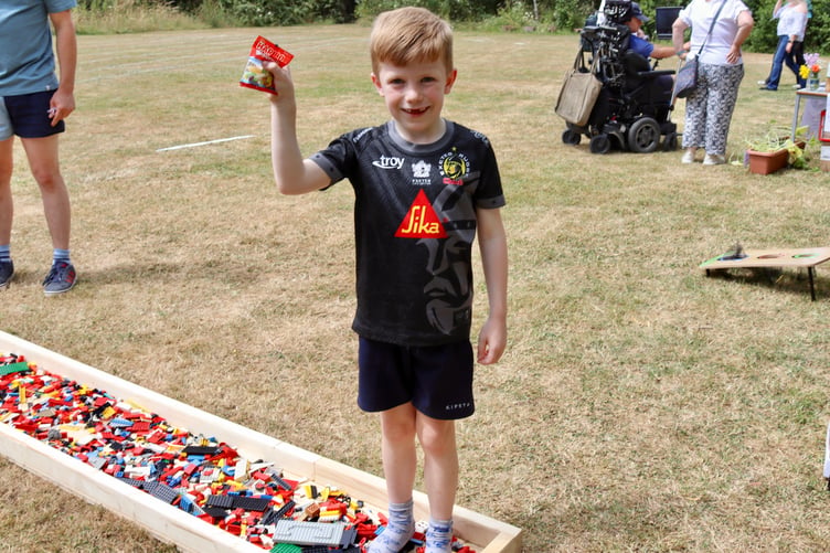 This fearless youngster conquered the Lego path and won a prize