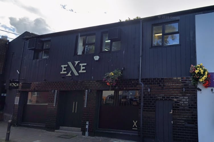 The former Exe Restaurant in Mary Arches Street, Exeter