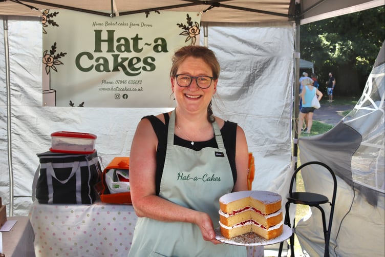Hils Fry of Hat-a-Cakes sold her expertly crafted bakes