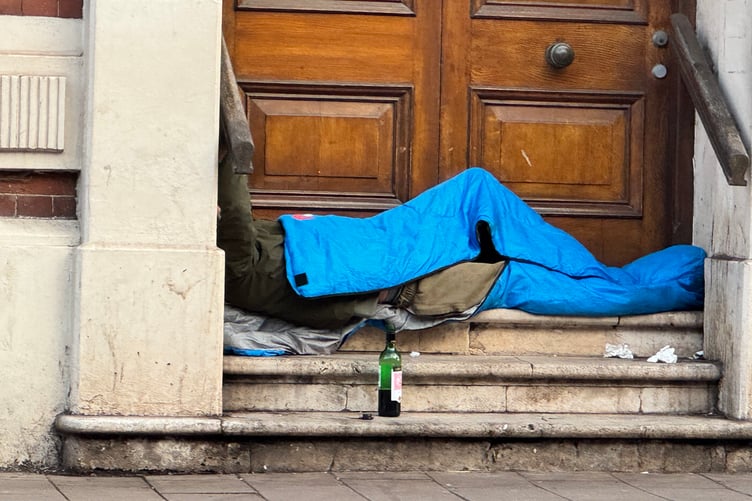 Crediton residents have raised concerns about a man rough sleeping, intimidating people and about his unsanitary conditions around the bus stop and old bank area of the town. AQ 2906