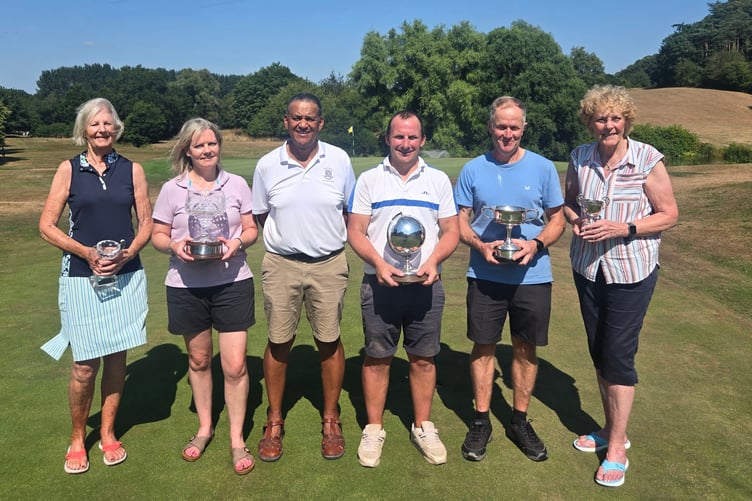 Downes Golf Club Champions of 2026 with the Club Captain.