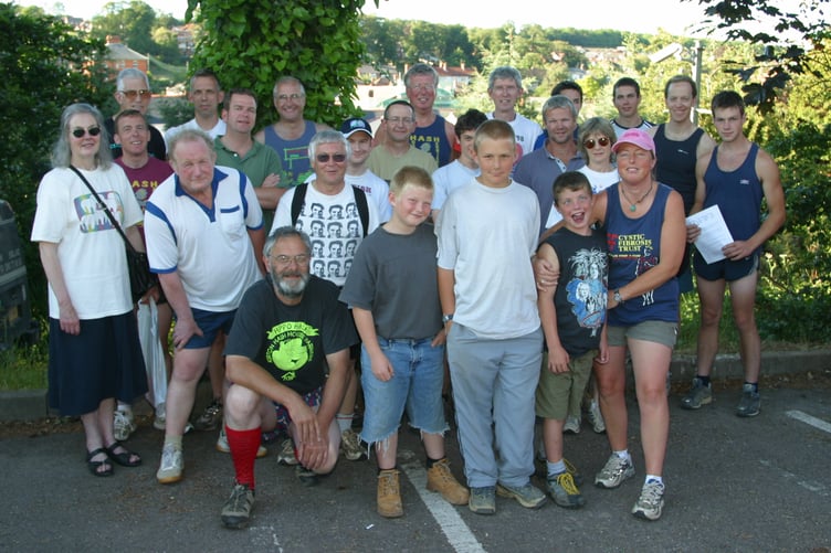 Kirton Hash House Harriers helped stage a special event for the St Boniface commemoration in Crediton in June 2004. 195-9584_IMG