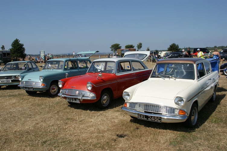 The Ford Anglia 105 Owners Club South West Region are one of the co-organisers of the Exmouth Classic Vehicle Show, whose saloon, estate and light commercial van variants create plenty of interest with show visitors.