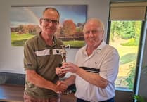 Rugby Club team win The President’s Trophy at Downes Golf Club