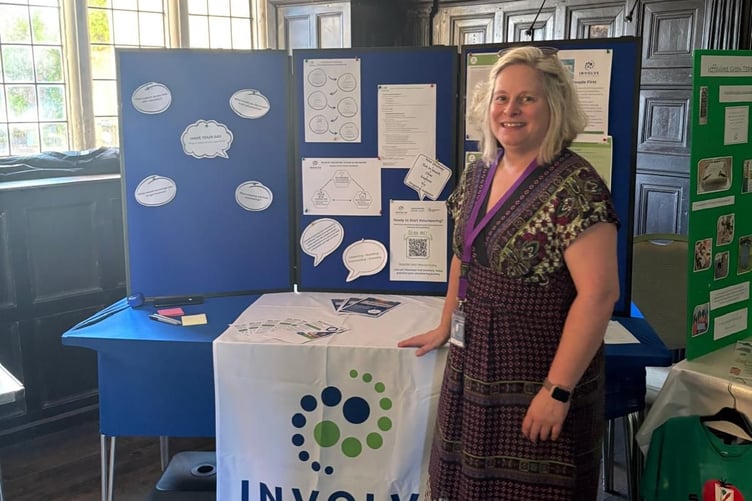 The Involve display at The Walronds, Cullompton.