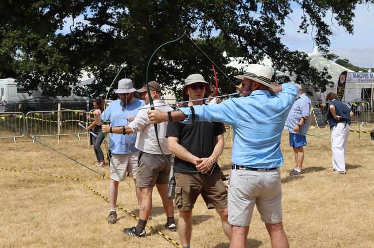 Kyrton Archers offered have-a-go archery sessions